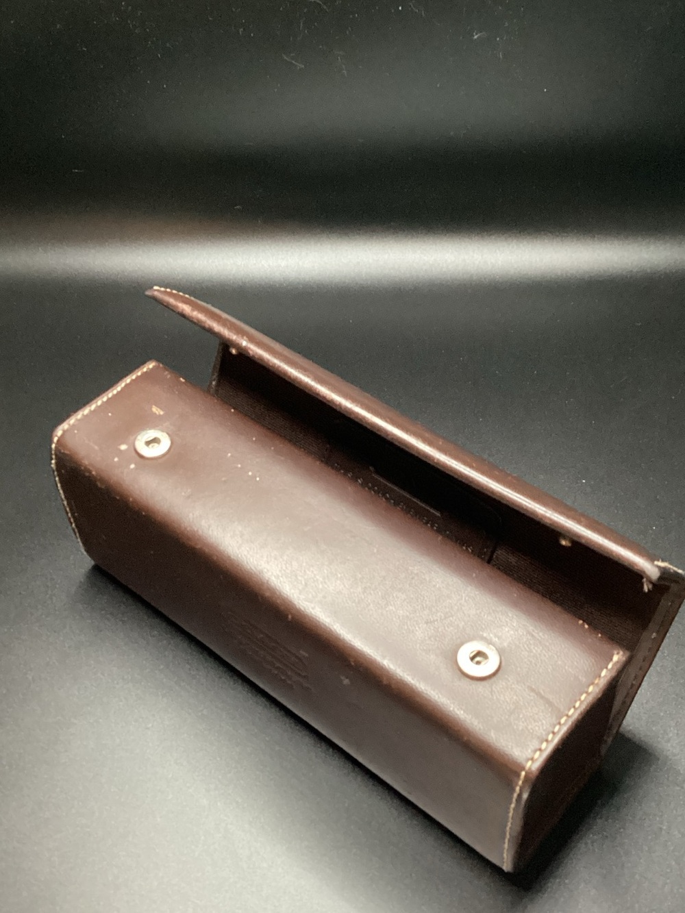Coach Brown Leather Sunglasses Case